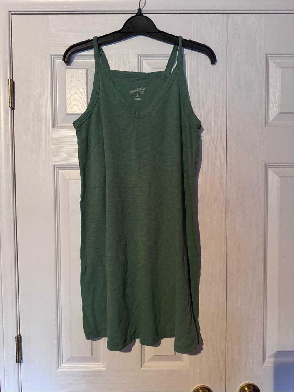 Universal Thread Olive Green V-Neck Dress